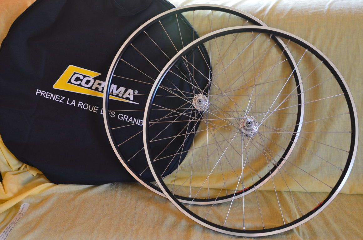 Record Hubset Mavic Open Pro Sup Rims Hand Build Wheelset 32 32 Black