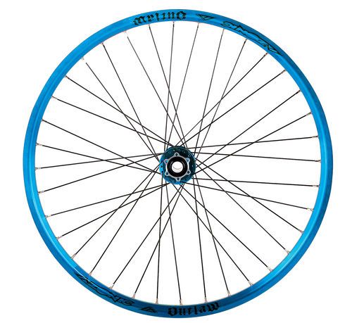 OUTLAW 32 hole WHEEL SET 150mm BLUE wheelset welded RIMs DH XC FR NEW