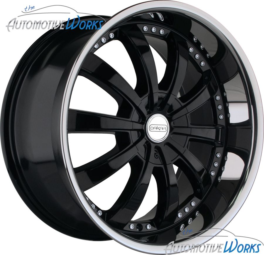 20x10 Dakar Legion 5x112 5x114 3 5x4 5 38mm Black Wheels Rims Inch 20