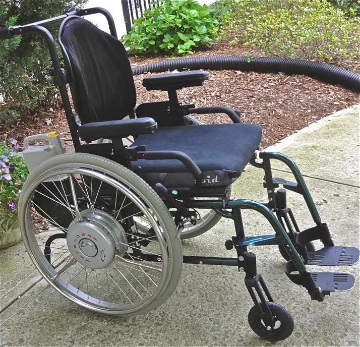 Quickie 2 XTENDER power assist wheechair   like tilite E Motion wheels