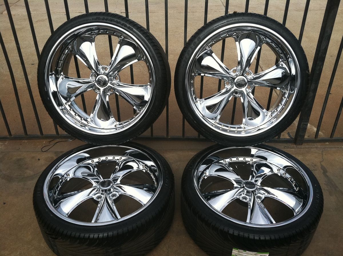 Sec 2 Piece Wheel Tire Package Impala Chevy Trucks 22 Rims