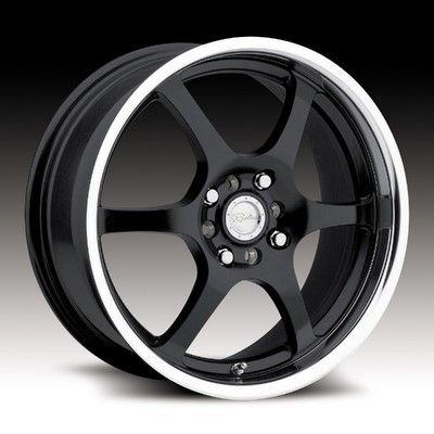 Wheels 126 Black 17x7 5 4x100 4x4 5 T40MM FWD Alloy Rims