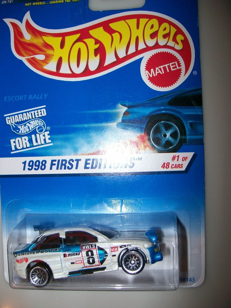 First Editions Escort Rally 637 Hot Wheels Collector 1 of 48 18143 NIP