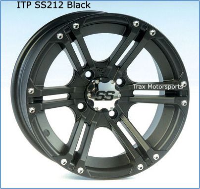 New 12 ATV Wheels Rims Set ITP SS212 RZR Rhino Grizzly