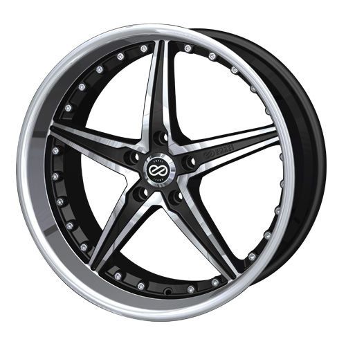 18 Enkei LSR Black Rims Wheels 18x7 5 42 5x110