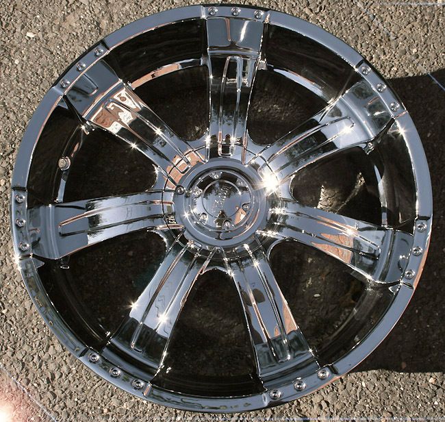 Poltergeist 501 22 Chrome Rims Wheels Toyota Sequoia 4 Runner