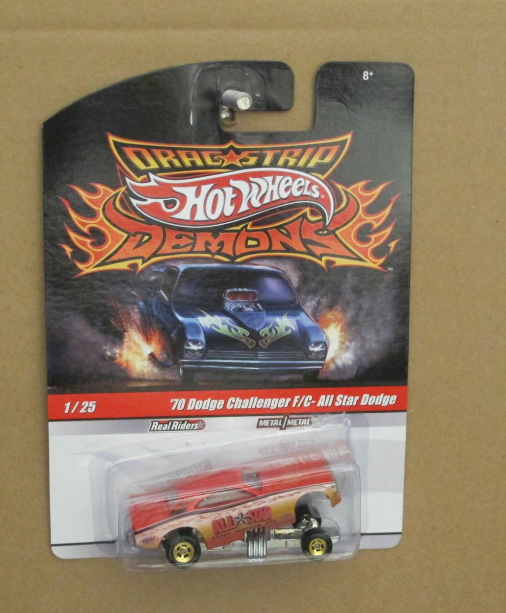 Hot Wheels Drag Strip Demons 70 Dodge Challenger F C All Star Dodge