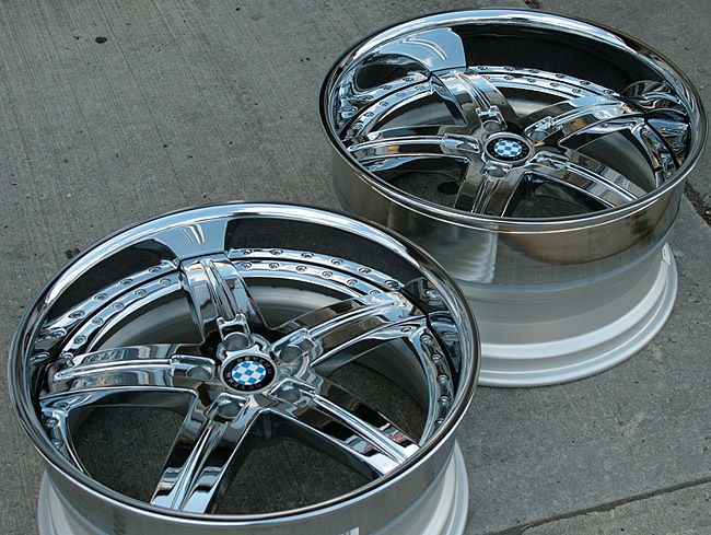 Beyern Wolff 20 Chrome Rims Wheels BMW 525 528 530