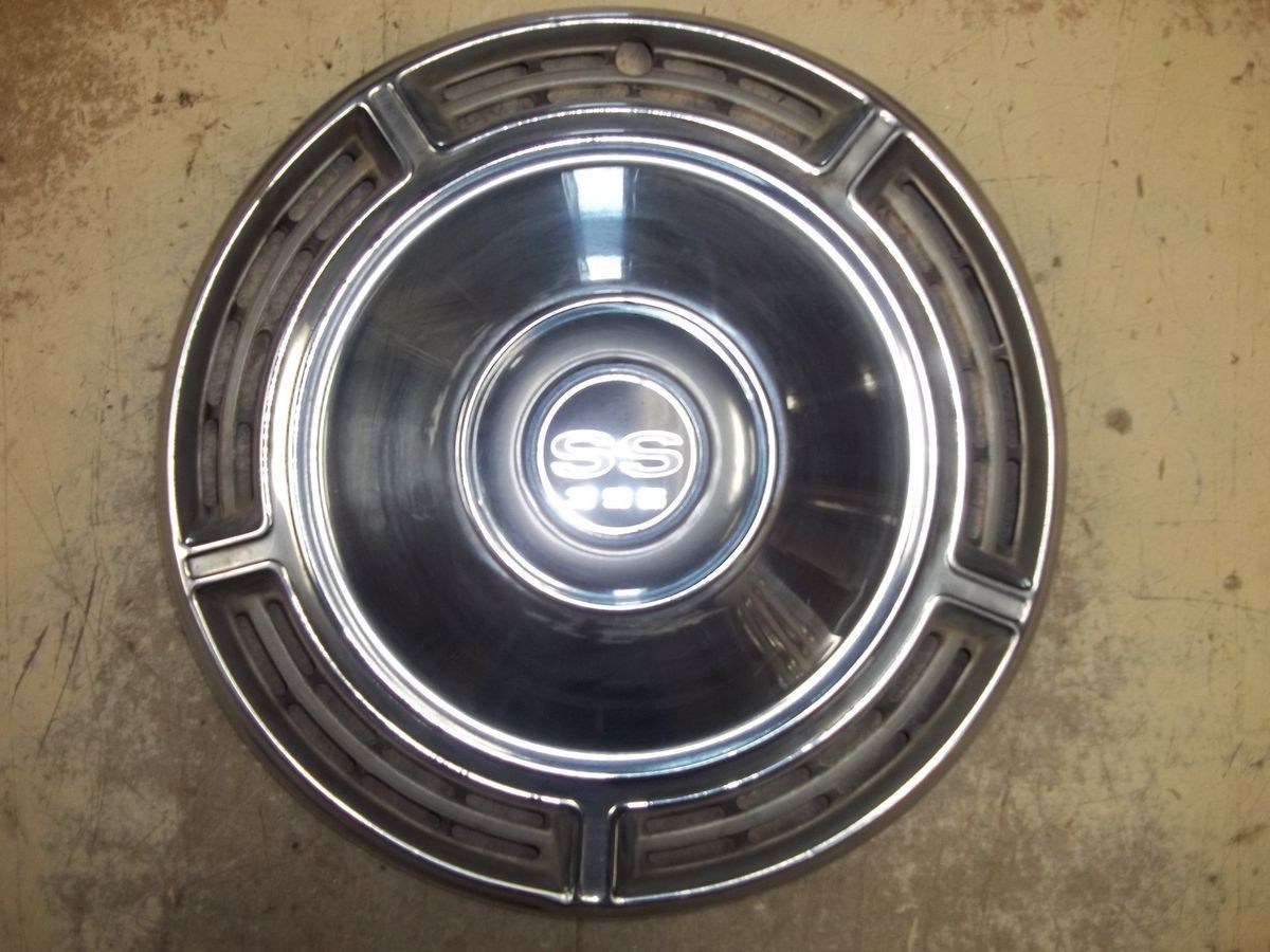 1968 68 Chevrolet Chevelle Hubcap Rim Wheel Cover Hub Cap 14 SS 396 on ...