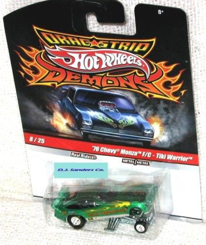 Hot Wheels Drag Strip Demons 76 Chevy Monza F C Tiki