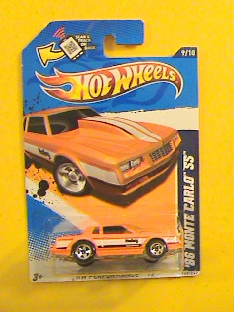 Hot Wheels 86 Monte Carlo SS HW Performance 2012 Holley Equipped Logo