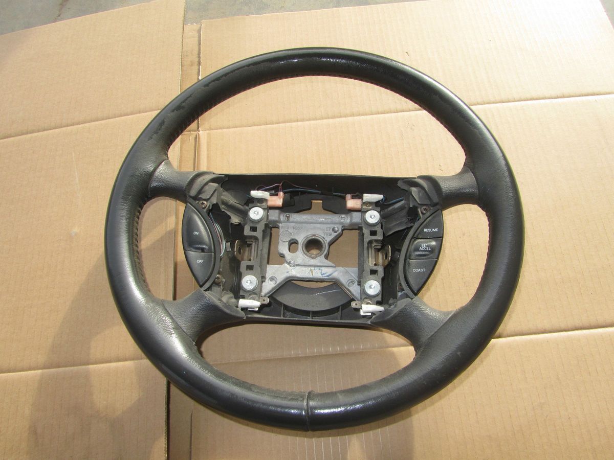 Mustang Cobra SVT Steering wheel 94 04 Genuine Double Wrapped Leather