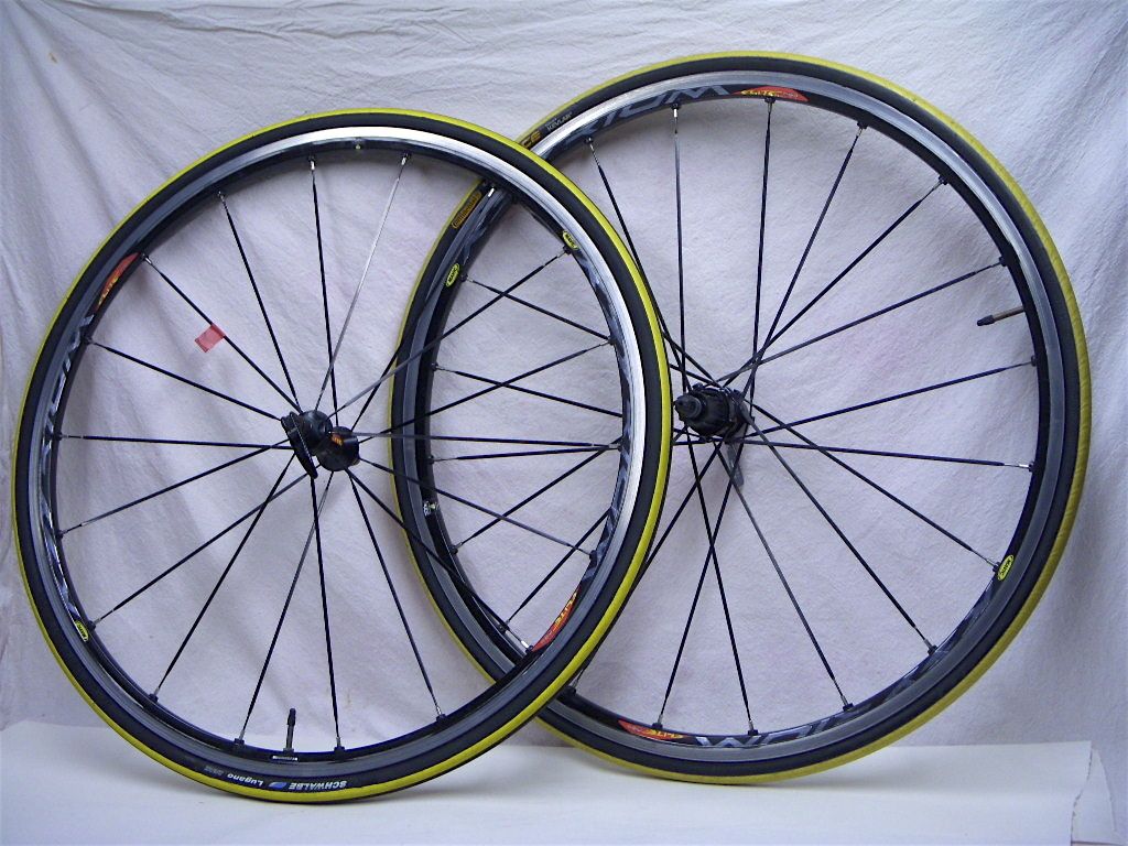 Campagnolo Mavic Ksyrium w Elite Hubs Rims Wheels Wheelset 9 Speed