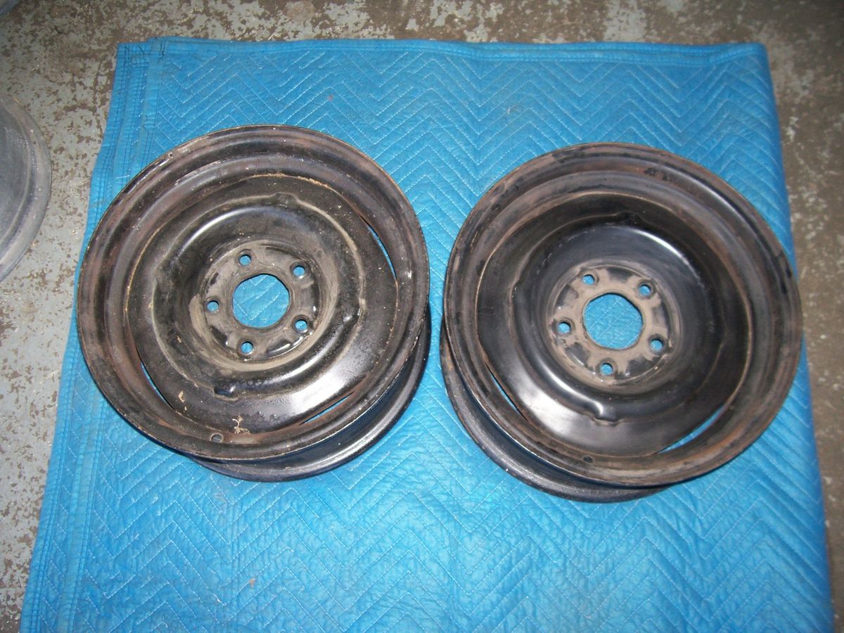 Chev 15x6 Factory Steel Disk Brake Wheels 2