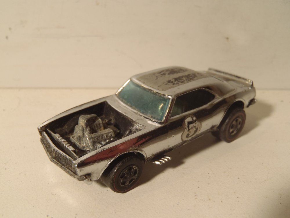 1969 Redline Hot Wheels Chrome Heavy Chevy Original 5 RARE Car Club