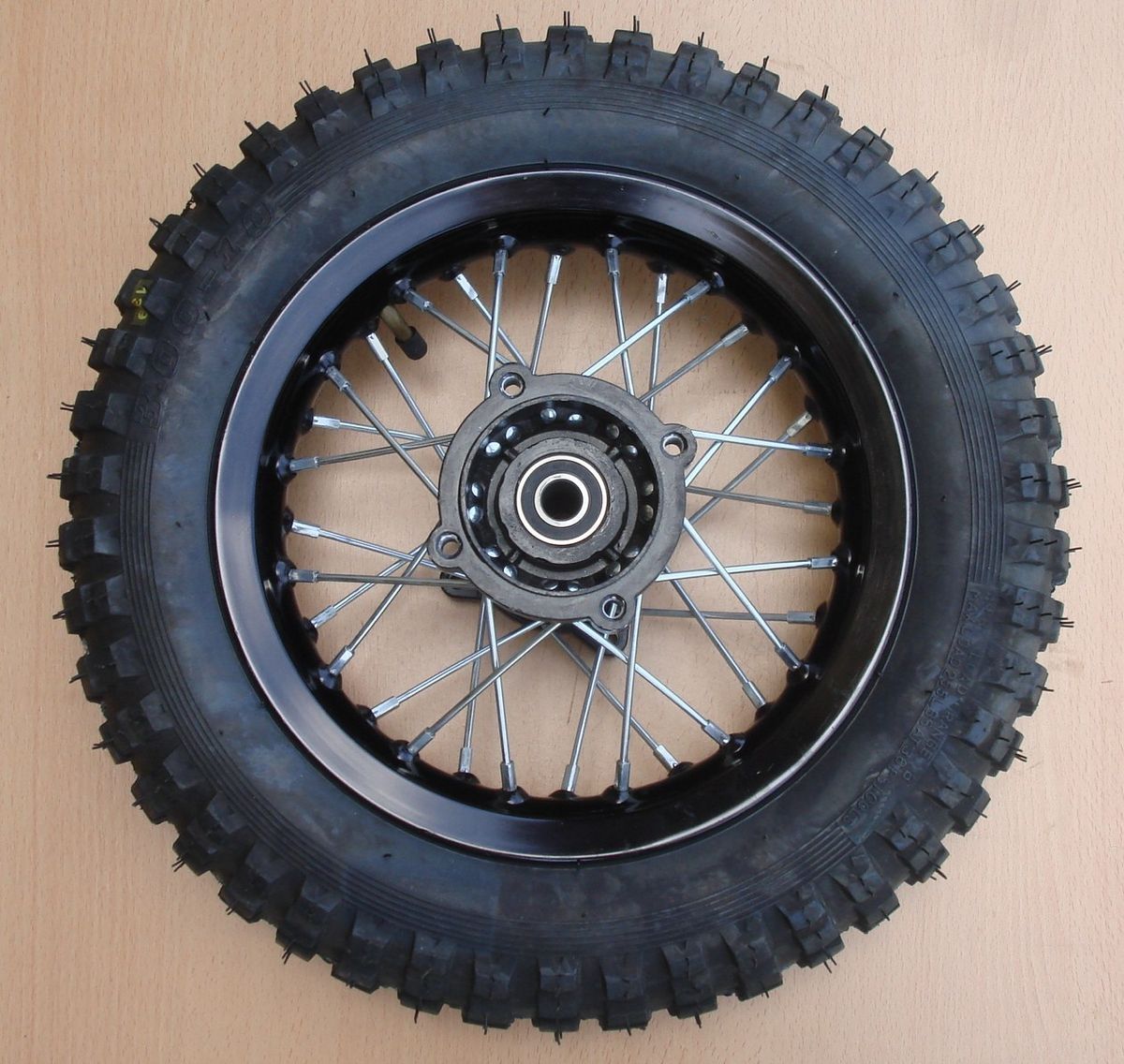 10 Wheel Tire Rim XR50 CRF50 110cc 125cc Dirt Pit Bike 3 00 10 Black