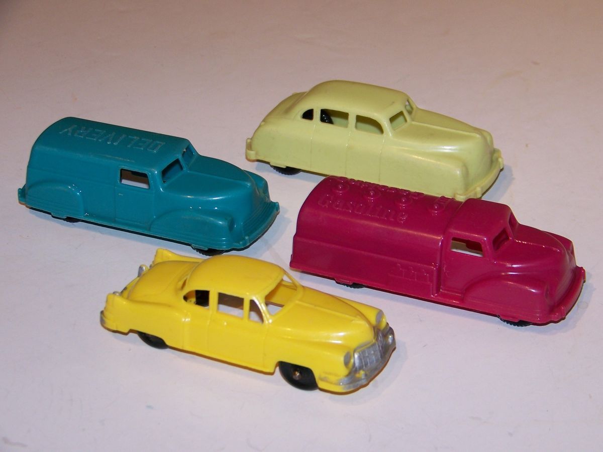 Vintage Renwal Hubley Lot of 4 Gasoline Tanker Delivery Chevrolet Car