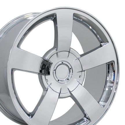 Single 22 Chrome Silverado SS Wheel Rim Fits Chevrolet Tahoe GMC