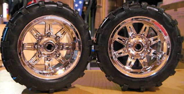 New Bright RC Jeep Wrangler JK Chevy Silverado Wheels