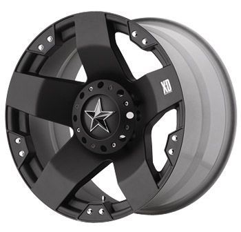 XD775 Rockstars Black 18x9 Offroad Truck Rim Wheels Nitto Tires