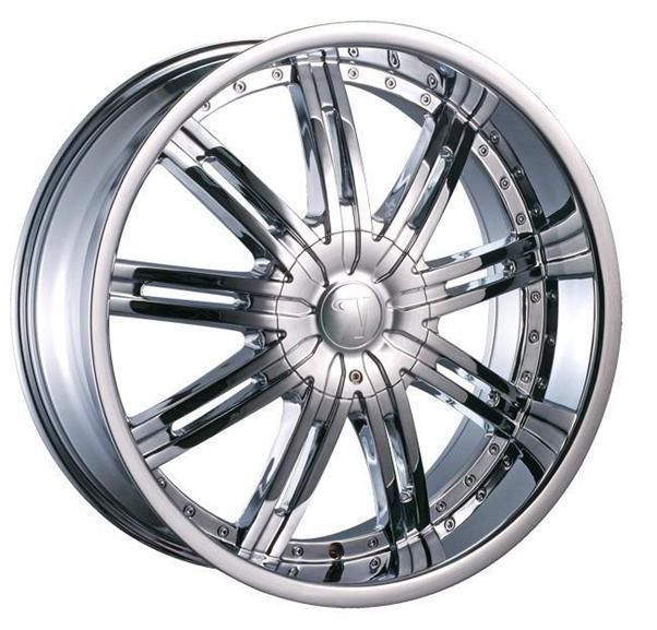 20 Wheels Rims Package Free Tires Velocity V800 Chrome Deep Lip 6x139