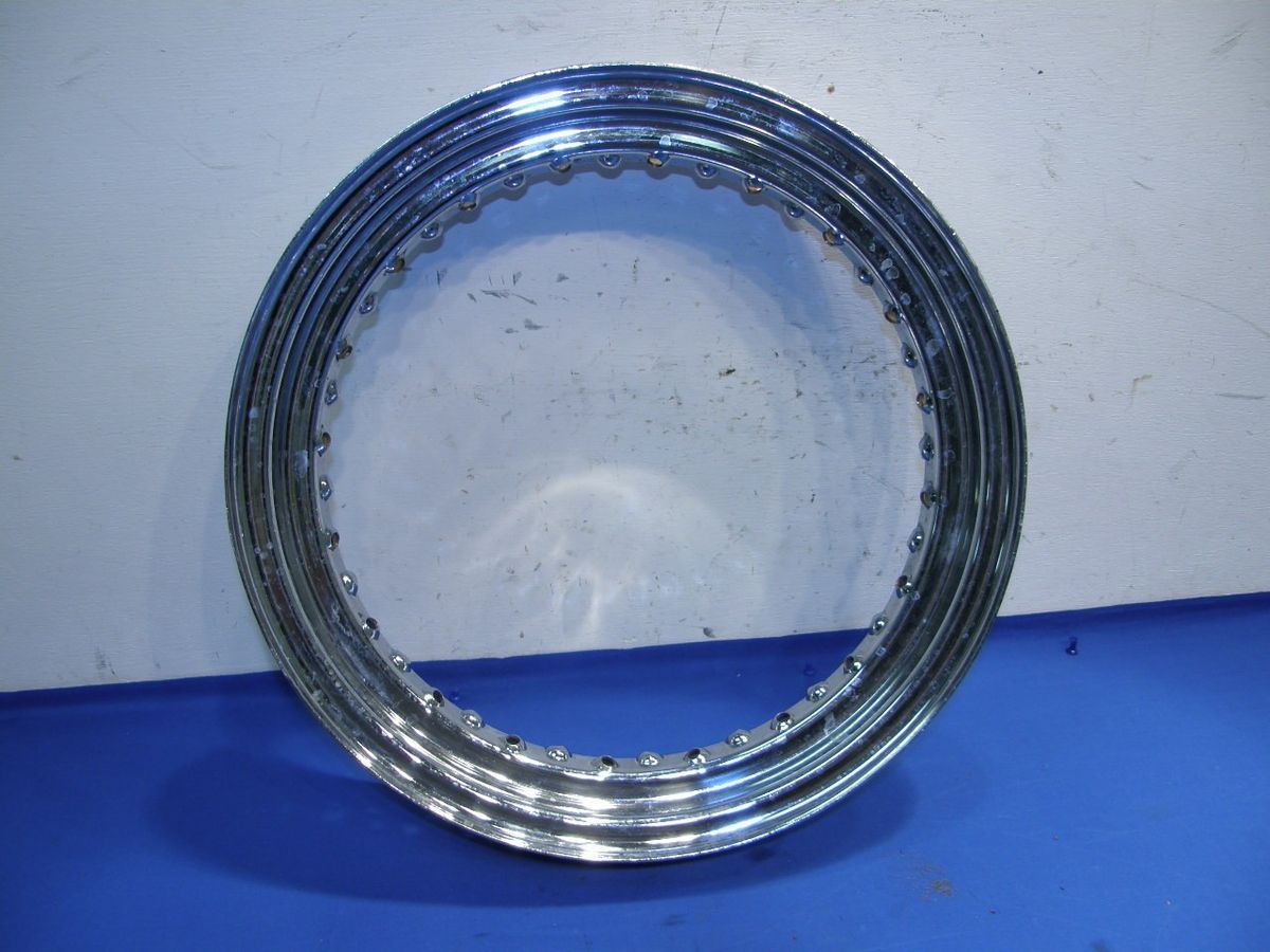 Triumph BSA Chopper Rear Wheel Rim Chrome Old School D246