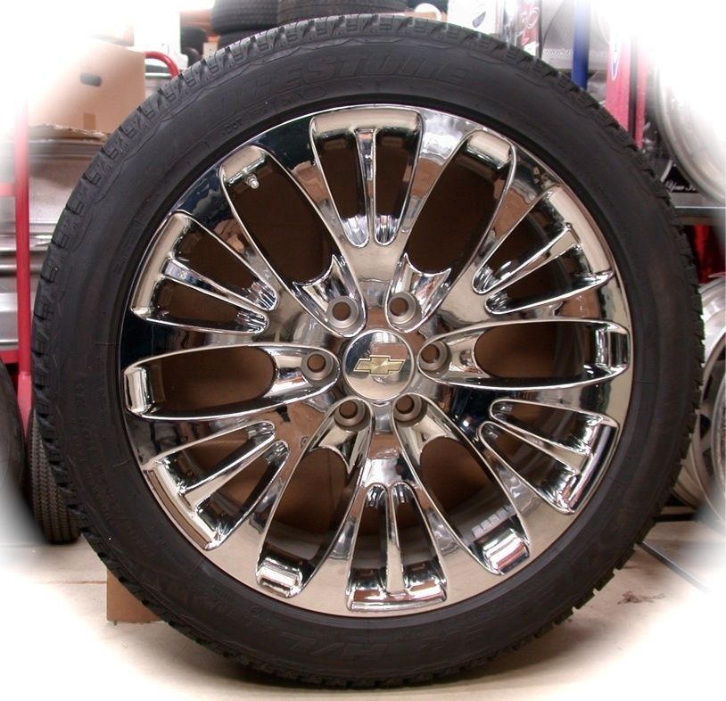 Sierra Cadillac Escalade Chrome 22 Wheels Rims Tires CK366