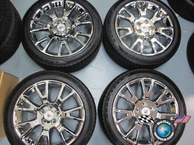 2012 Cadillac CTS Factory 19 Chrome Wheels Tires OEM Rims 9597711 4671