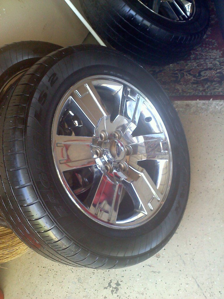 2007 2011 Ford Expedition Factory 20 Chrome Clad Wheel Rim Tire